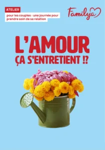 Flyer Familya atelier pour les couples : une journée pour sa relation