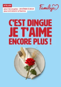 Flyer Familya atelier en couple dîner à deux