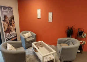 Salon d'entretien de la Maison Familya de Meyzieu