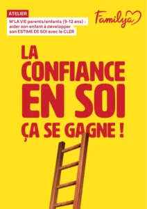 flyer familya au sujet de l'estime et la confiance en soi chez les pré-ados