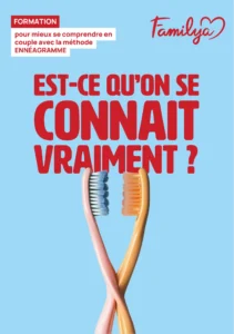 Flyer Familya formation à la méthode ennéagramme en couple