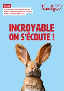 Flyer Familya stage de 4 jours avec la méthode Imago