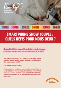 flyer Familya soirée Smartphoneshow pour les couples à Nancy