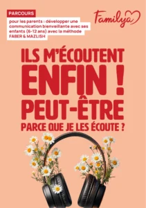 Flyer Familya parcours pour les parents avec la méthode Faber et Mazlish